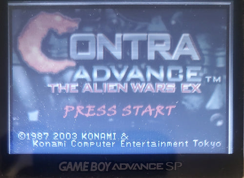Contra Advance The Alien Wars EX GBA Video Game Boy Advance 2002 by VintageVideoGameStore