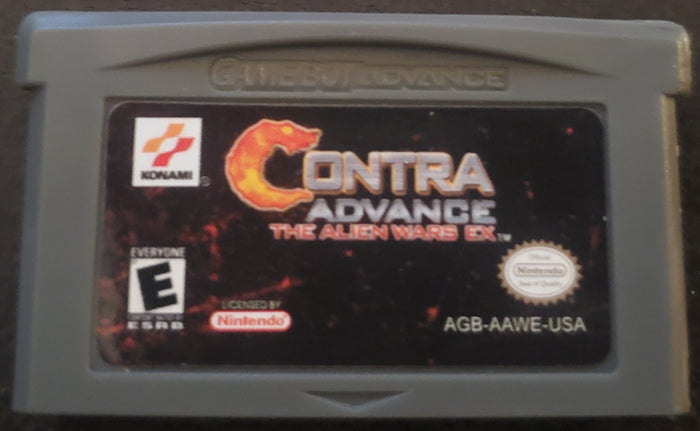 Contra Advance The Alien Wars EX GBA Video Game Boy Advance 2002 by VintageVideoGameStore