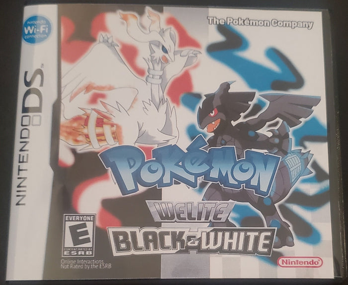 Pokemon Elite Black & White 1 NDS Video Game Nintendo DS with Box ROM Hack by VintageVideoGameStore