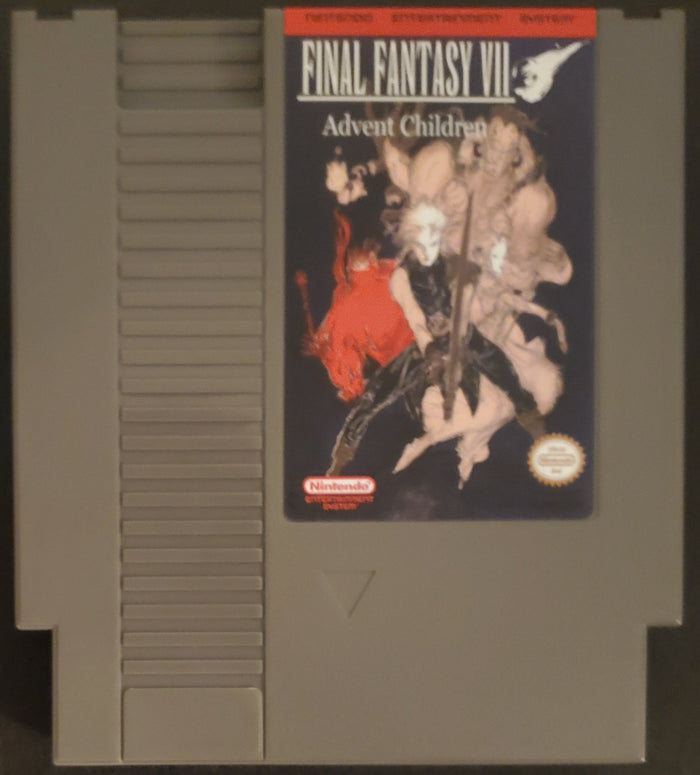 FF7 Advent Children NES Game Nintendo System ROM Hack Final Fantasy by VintageVideoGameStore