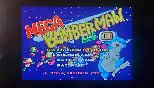 Mega Bomberman Sega Genesis Mega Drive Video Game Cartridge 1994 by VintageVideoGameStore
