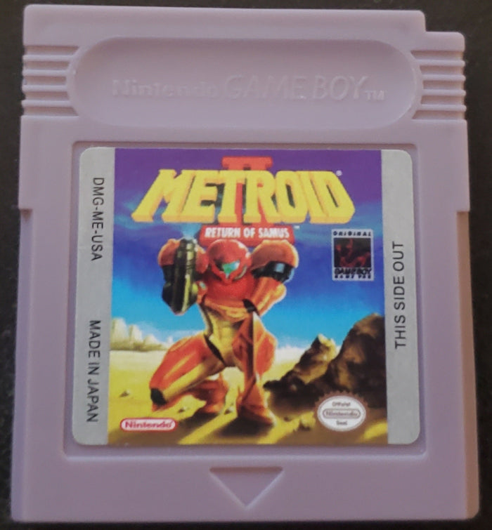 Metroid 2 The Return of Samus Gameboy GB Video Game Catridge 1991 by VintageVideoGameStore
