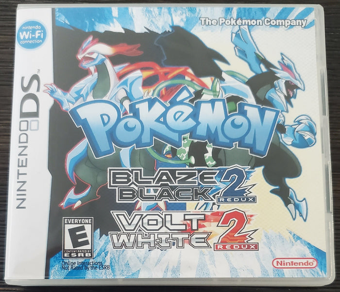 Pokemon Redux Blaze Black & Volt White 2 NDS Game Nintendo DS ROM Hack by VintageVideoGameStore