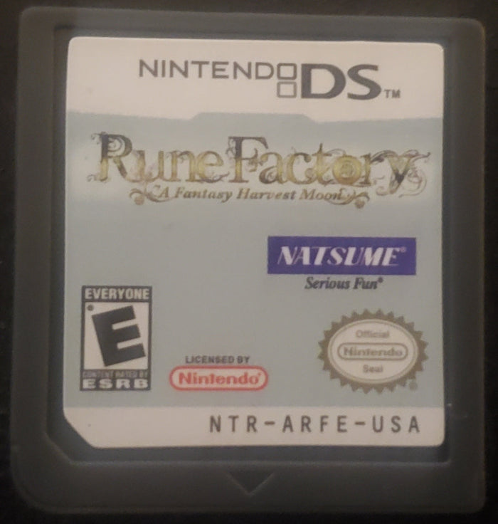 Rune Factory A Fantasy Harvest Moon NDS Video Game Nintendo DS 2006 by VintageVideoGameStore