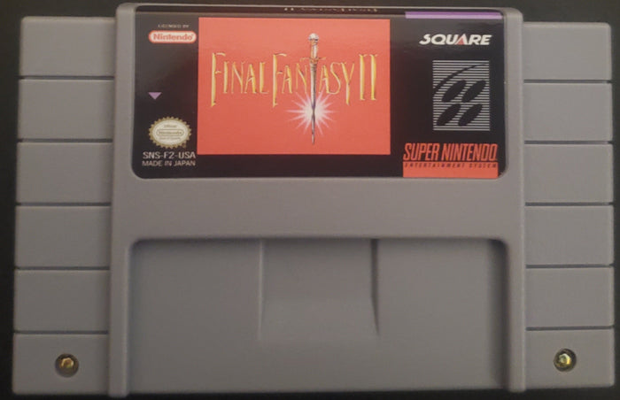 Final Fantasy 2 SNES Video Game Cartridge Super Nintendo 1991 by VintageVideoGameStore