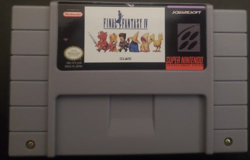 Final Fantasy 4 SNES Video Game Cartridge Super Nintendo 1991 by VintageVideoGameStore