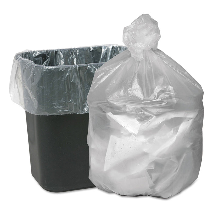 Good 'n Tuff Waste Can Liners, 16 gal, 6 microns, 24" x 31", Natural, 1,000/Carton