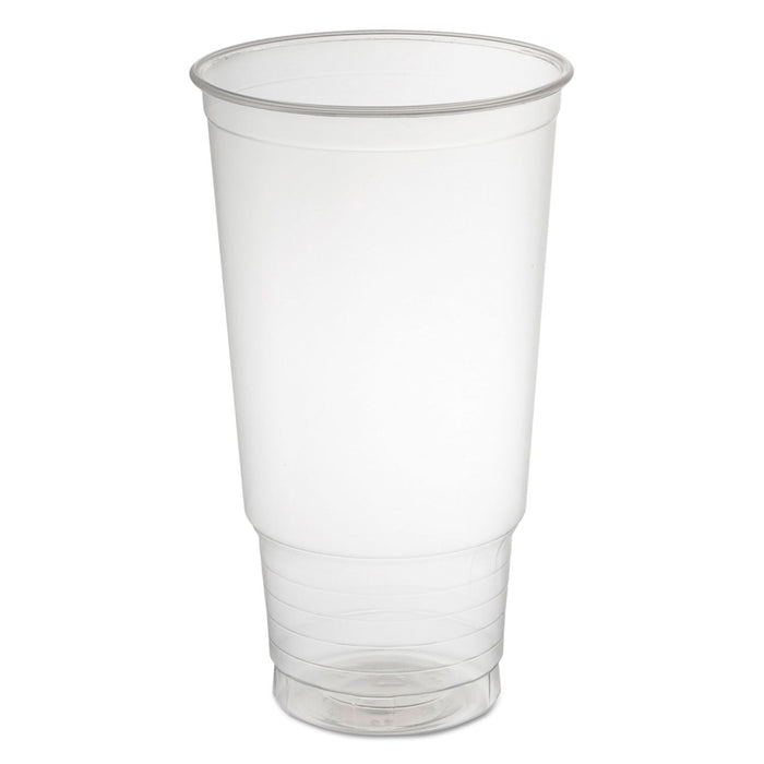 Dart Polypropylene Cups, Cold Cups, 32 oz, Clear, 25/Bag, 20 Bags/Carton