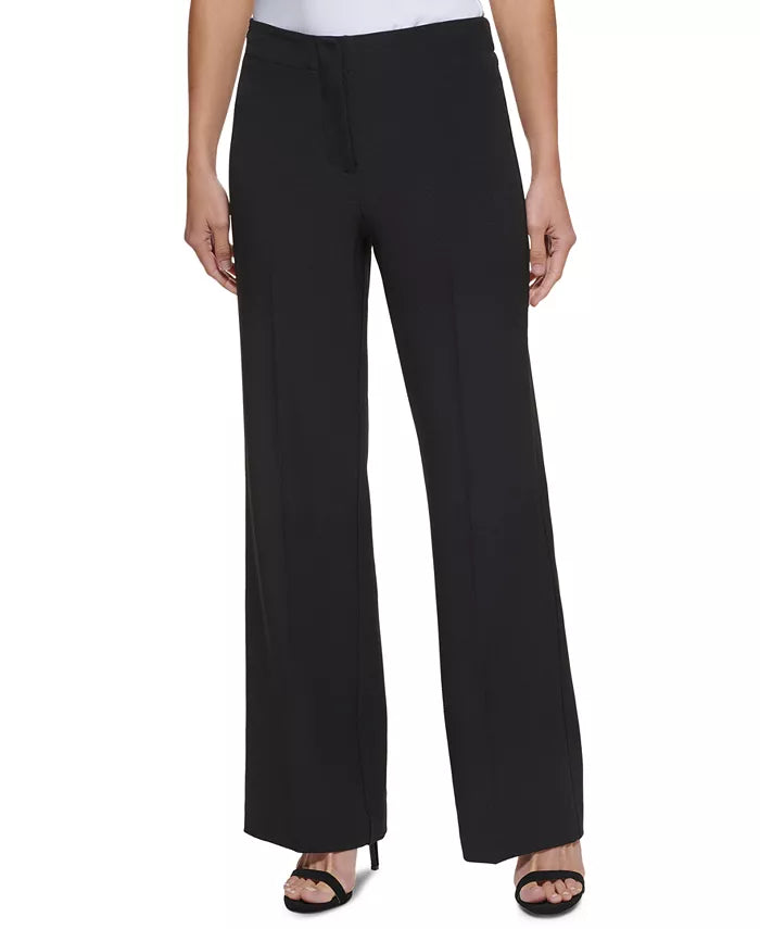 Dkny Petite High-Waisted Wide-Leg Pants, Size 6P by Vanessa Jane