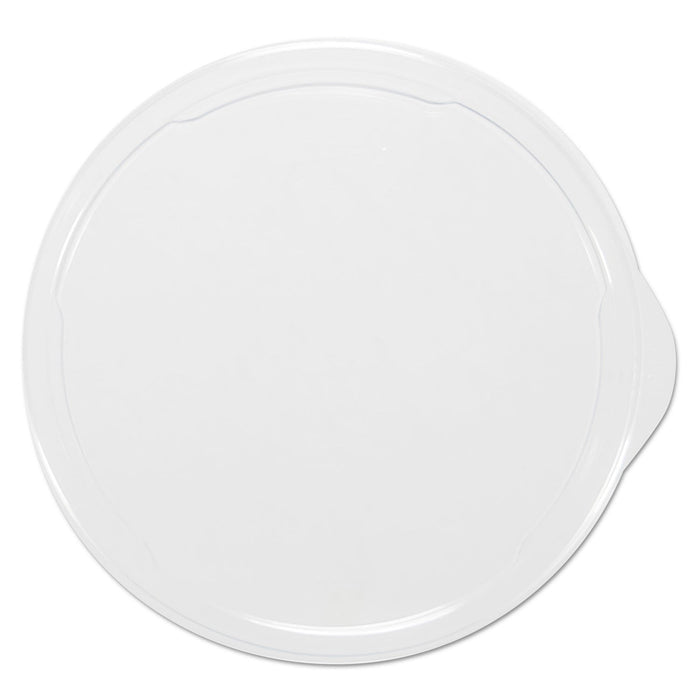 Dart PresentaBowls Clear Flat Lids, 5.4" Diameter x 0.3"h, Plastic, 504/Carton