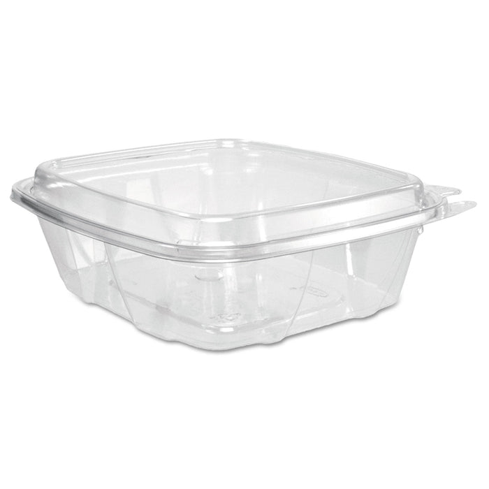 Dart ClearPac SafeSeal Tamper-Resistant/Evident Containers, Domed Lid, 24 oz, 6.4 x 2.3 x 7.1, Clear, Plastic, 100/Bag, 2 Bags/CT