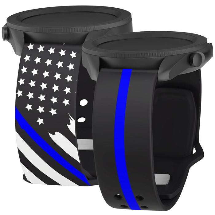 Law Enforcement HD Watchband for Samsung, Garmin, Fossil, and More for Samsung, Garmin, Fossil, and More by Affinity Bands