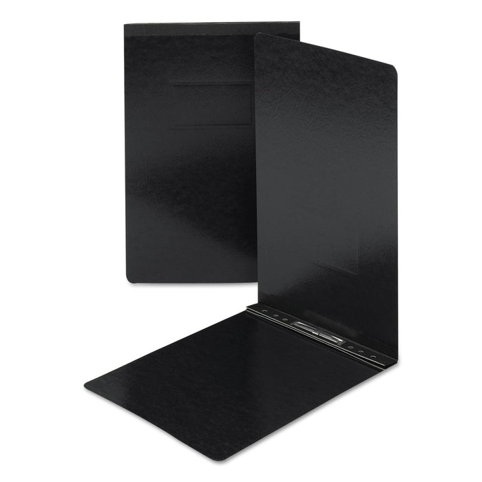 Smead Prong Fastener Pressboard Report Cover, Two-Piece Prong Fastener, 2" Capacity, 8.5 x 14, Black/Black