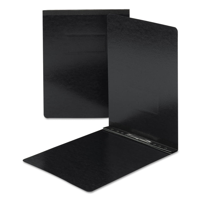 Smead Prong Fastener Premium Pressboard Report Cover, Two-Piece Prong Fastener, 2" Capacity, 8.5 x 11, Black/Black