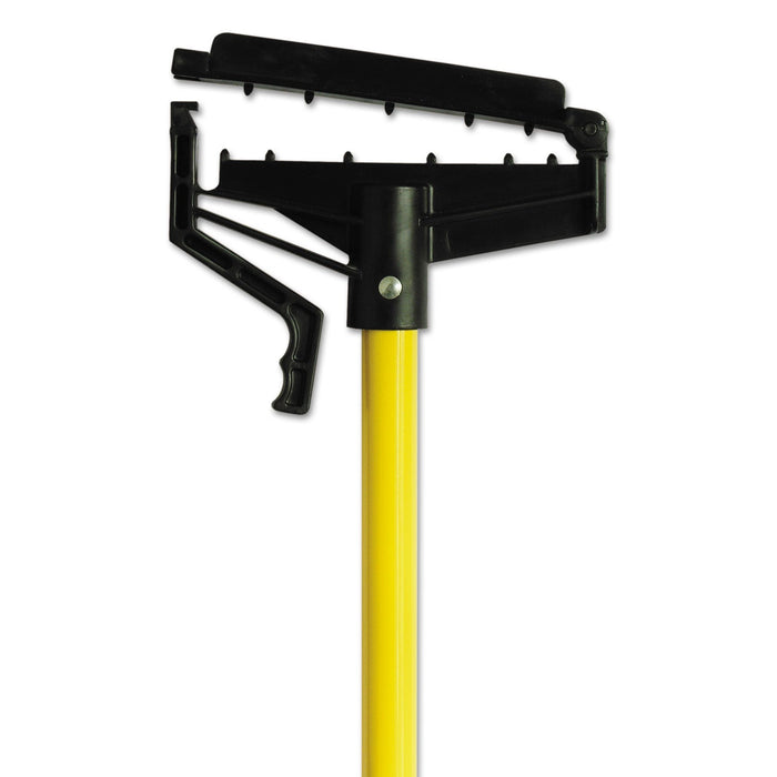 O-Cedar Quick-Change Mop Handle, 60", Fiberglass, Yellow, 6/Carton