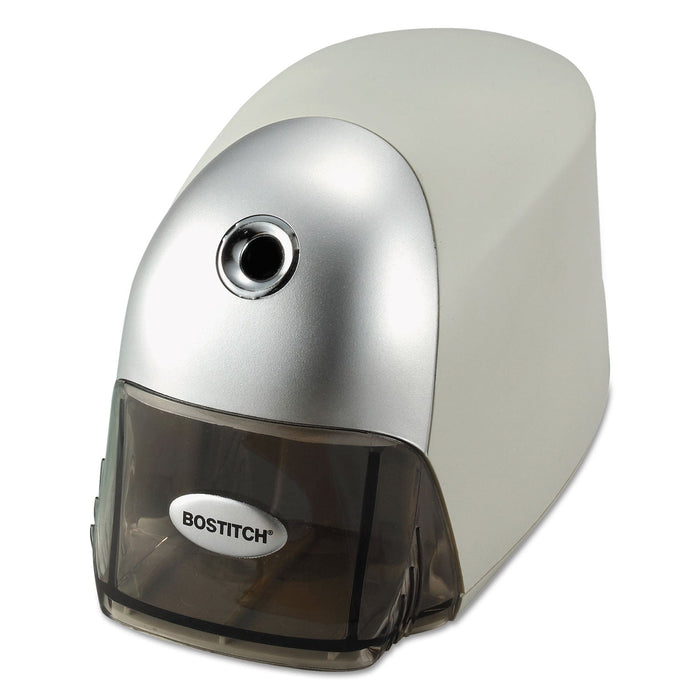 Bostitch QuietSharp Executive Electric Pencil Sharpener, AC-Powered, 4 x 7.5 x 5, Gray