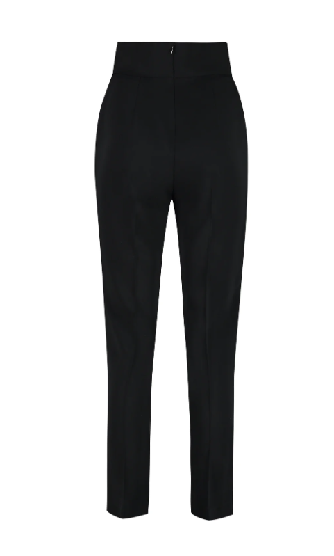 Pinko Natalia High-Waisted Cropped Trousers, Size 2 by Vanessa Jane