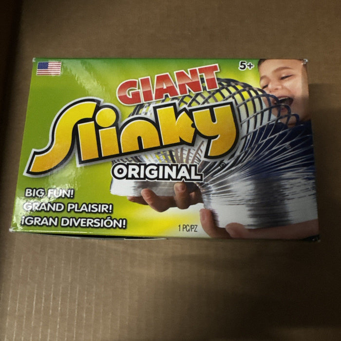 The Original Giant Slinky Walking Spring Toy, Large Metal (Ages 5+) by Price Is Right Miami