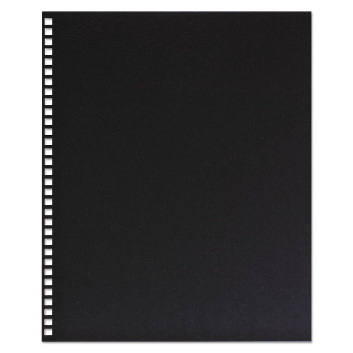 GBC ProClick Pre-Punched Presentation Covers, Black, 11 x 8.5, Punched, 25/Pack