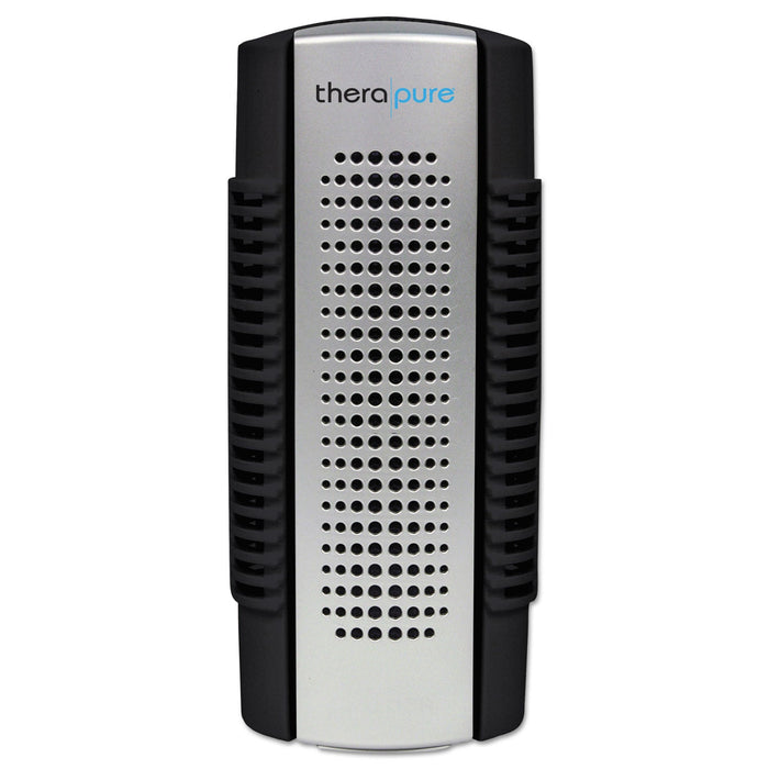 Therapure Mini Plug-In Collection Blade Air Purifier, One Speed, Black/Silver