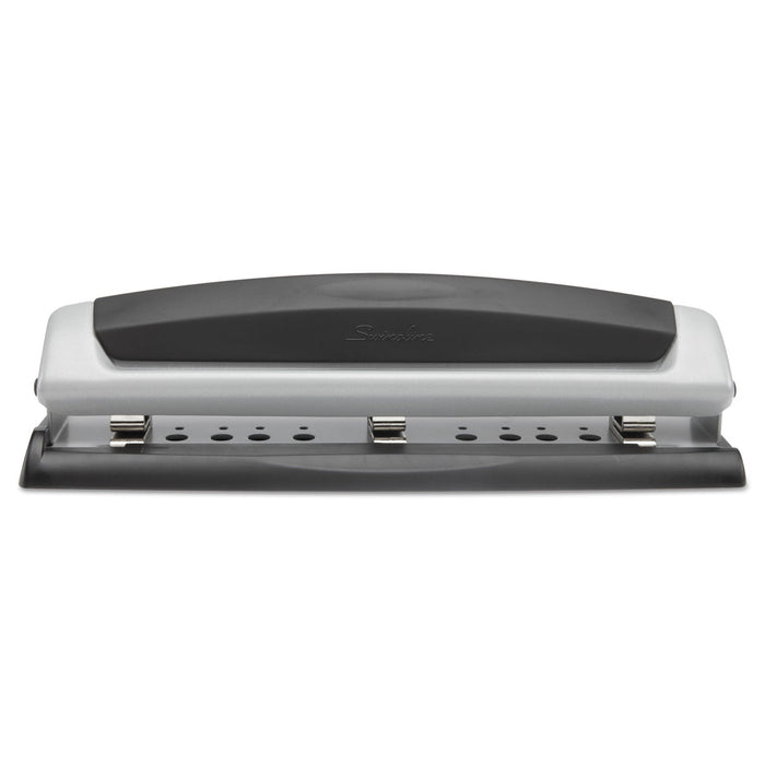 Swingline 10-Sheet Precision Pro Desktop Two- to Three-Hole Punch, 9/32" Holes