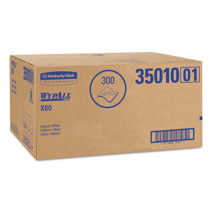 WypAll X60 Shower Towels, 22.5 x 39, White, 100/Box, 3 Boxes/Carton