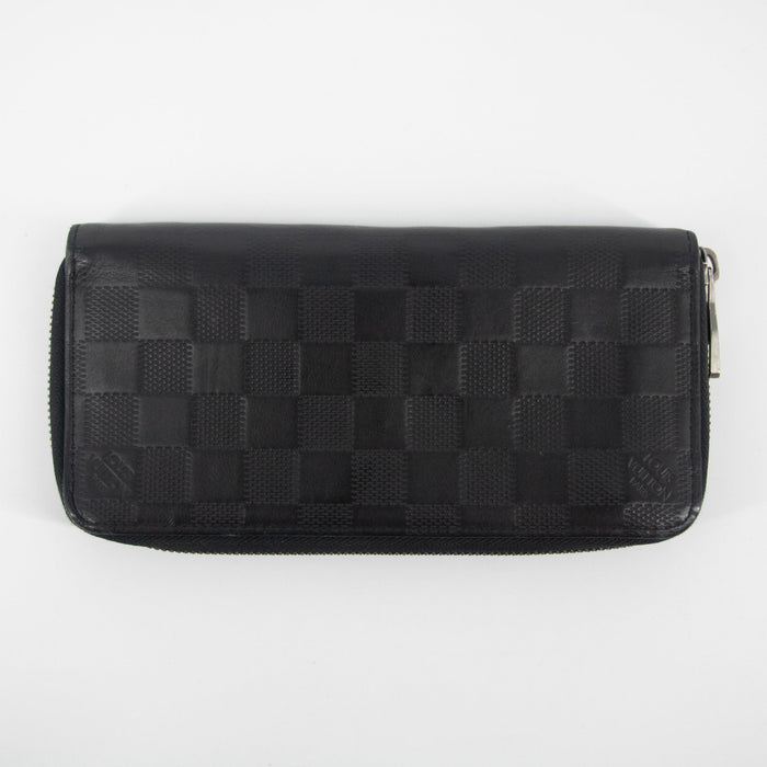 Louis Vuitton Black Damier Infini Vertical Zippy Wallet #2267 by Bolt Boutique