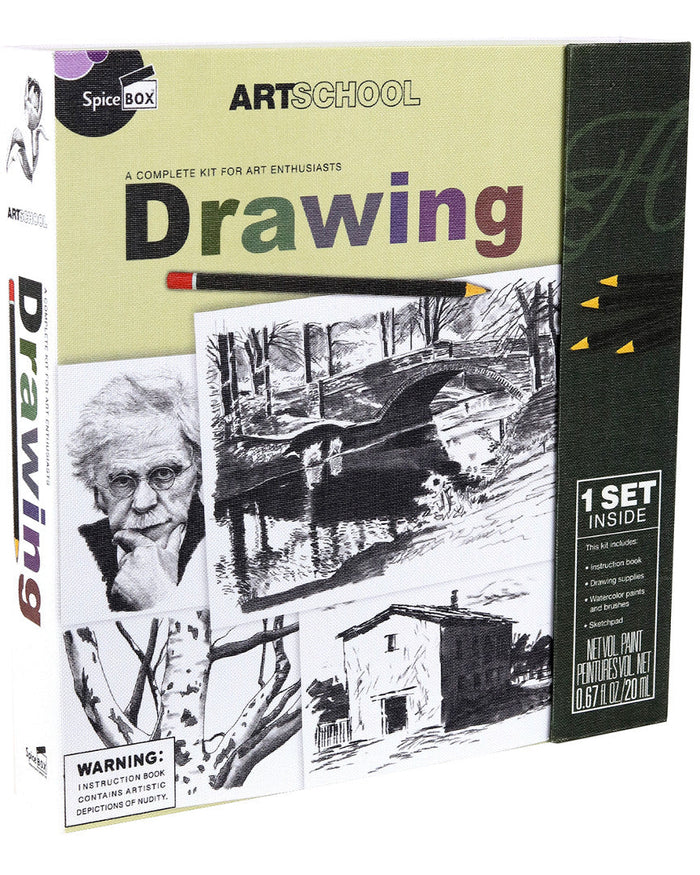 SpiceBox - 11141 | Art School Drawing by Vanessa Jane