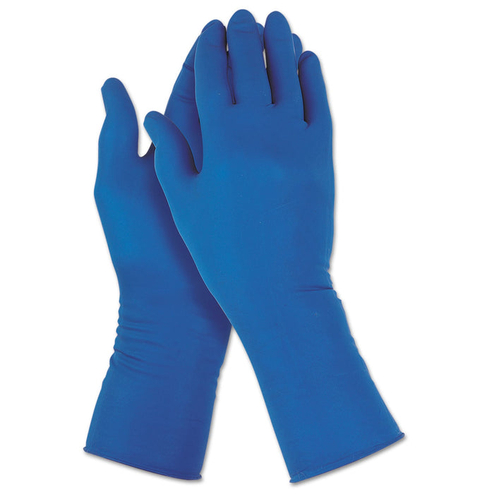 KleenGuard G29 Solvent Resistant Gloves, 295 mm Length, Medium/Size 8, Blue, 500/Carton