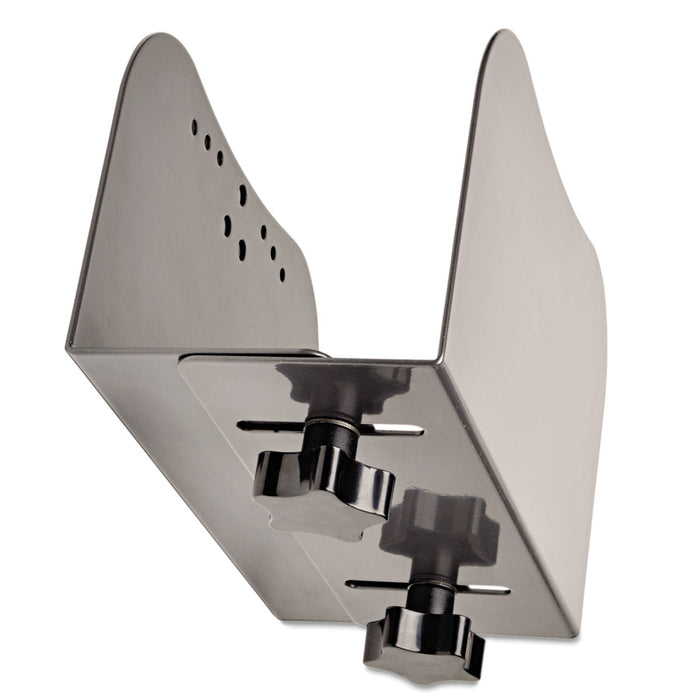 Tripp Lite CPU Computer Mount, Supports Up to 40 lb, 4 to 6w x 12d x 4.38h, Gray