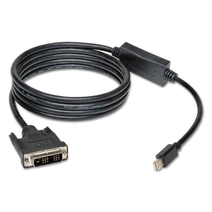 Tripp Lite Mini DisplayPort to DVI Cable Adapter (M/M), 6 ft