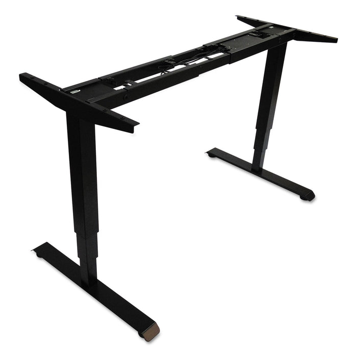 Alera AdaptivErgo 3-Stage Electric Height-Adjustable Table Base with Memory Controls, 48 to 72 w x 24 to 36d x 25 to 50.7h, Black