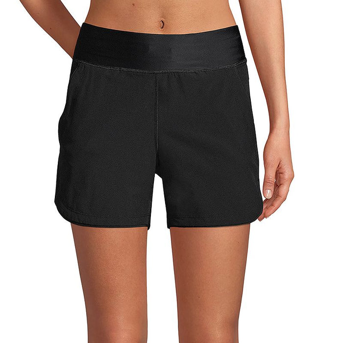 Lands End 5 Quick Dry Swim Shorts with Panty, Size 8 by Vanessa Jane