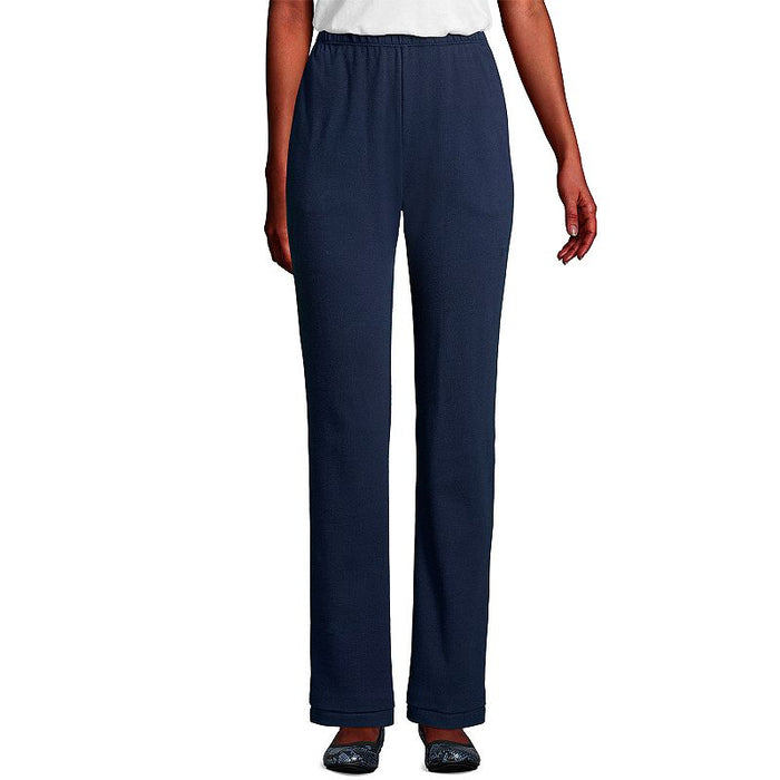 Lands End Womens Sport Knit High Waist Pants by Vanessa Jane