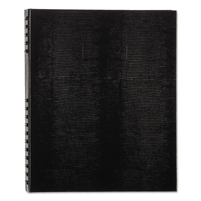 Blueline NotePro Notebook, 1 Subject, Medium/College Rule, Black Cover, 11 x 8.5, 150 Sheets