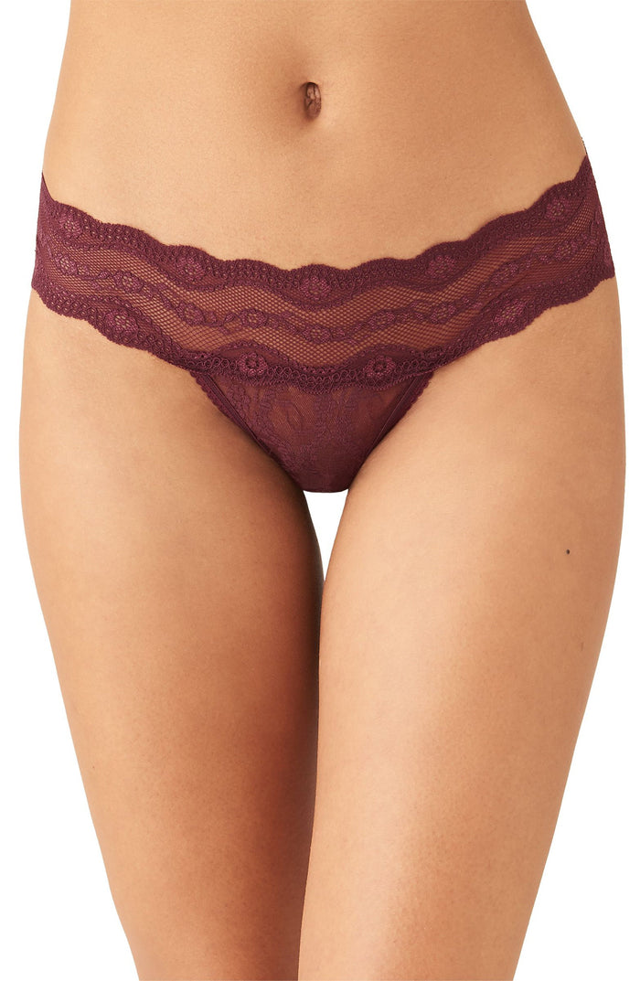 B.temptd by Wacoal Lace Kiss Thong by Vanessa Jane