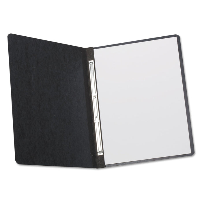 Oxford Heavyweight PressGuard and Pressboard Report Cover w/Reinforced Side Hinge, 2-Prong Metal Fastener, 3" Cap, 8.5 x 11, Black