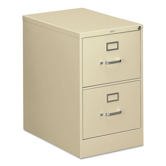 HON 310 Series Vertical File, 2 Legal-Size File Drawers, Putty, 18.25" x 26.5" x 29"