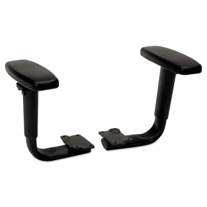 HON Optional Height-Adjustable T-Arms for Volt Series Chairs for HON Volt Series Task Chairs, Black, 2/Set