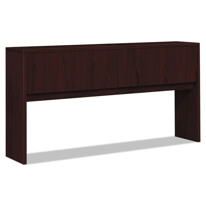 HON 10500 Series Stack-On Storage Unit, 72w x 14.63d x 37.13h, Mahogany