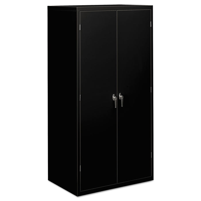 HON Assembled Storage Cabinet, 36w x 24 1/4d x 71 3/4h, Black