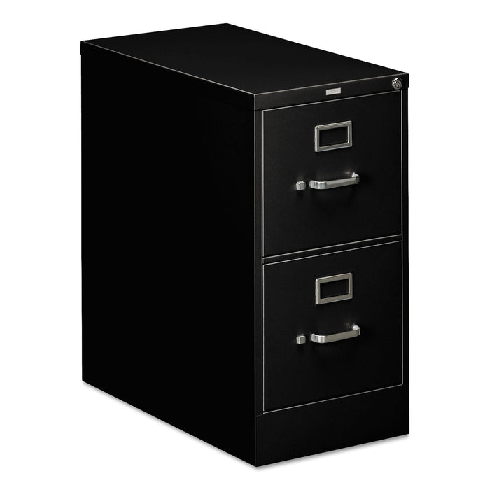 HON 310 Series Vertical File, 2 Letter-Size File Drawers, Black, 15" x 26.5" x 29"