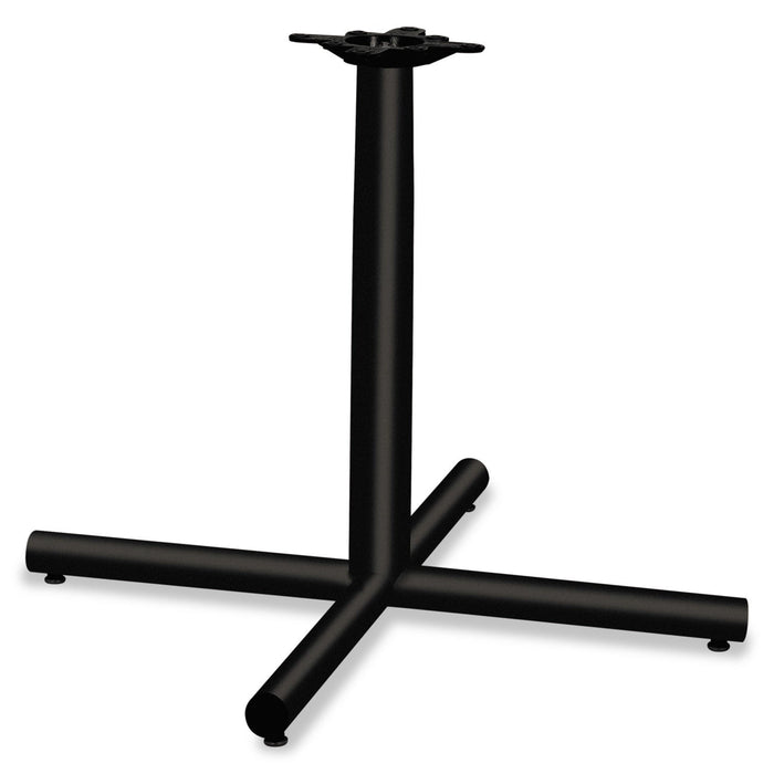 HON Single Column Steel Base, 36w x 36d x 27.88h, Black