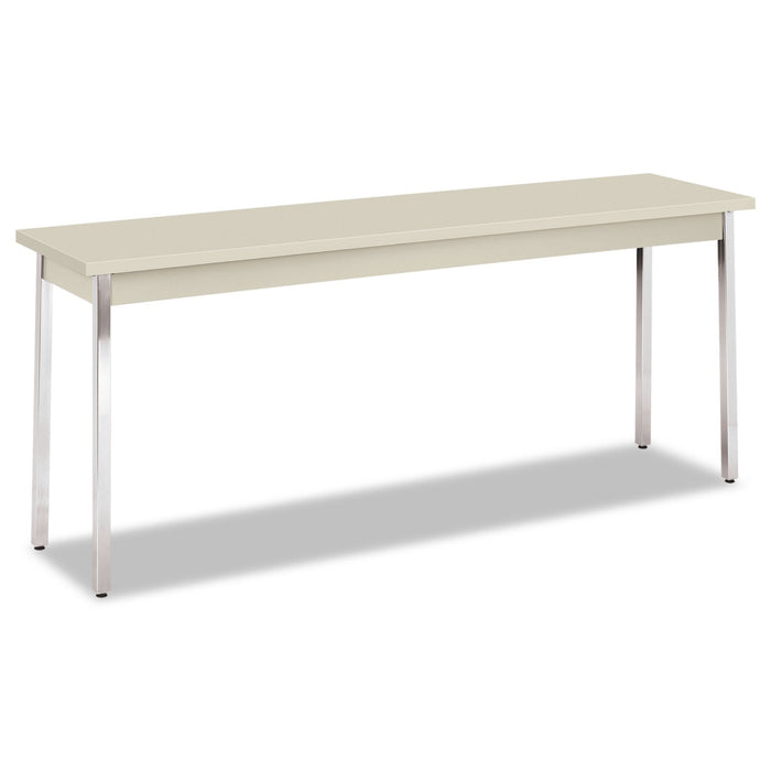 HON Utility Table, Rectangular, 72w x 18d x 29h, Light Gray
