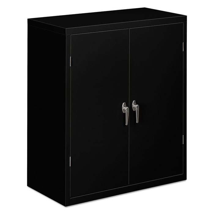 HON Assembled Storage Cabinet, 36w x 18d x 42h, Black