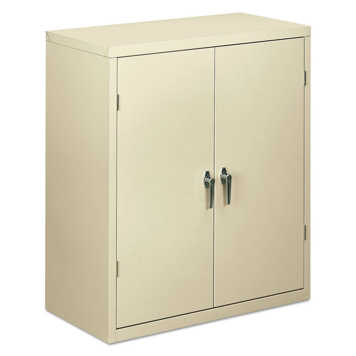 HON Assembled Storage Cabinet, 36w x 18 1/8d x 41 3/4h, Putty