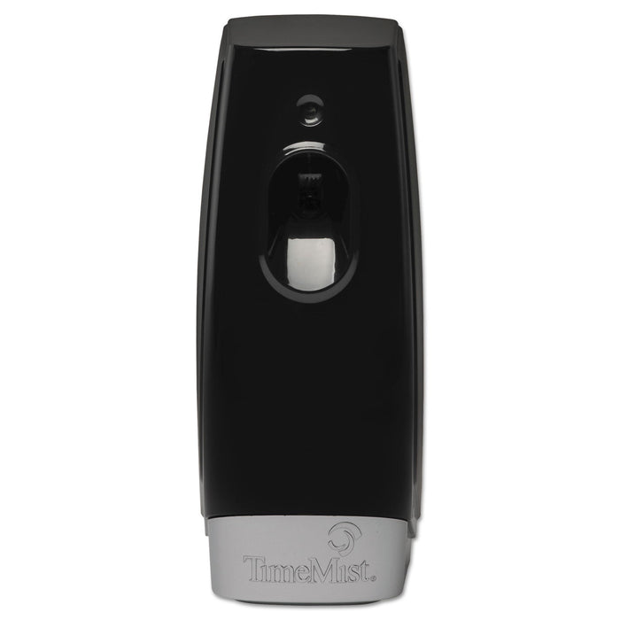 TimeMist Settings Metered Air Freshener Dispenser, 3.5" x 3.5" x 8.25", Black, 6/Carton