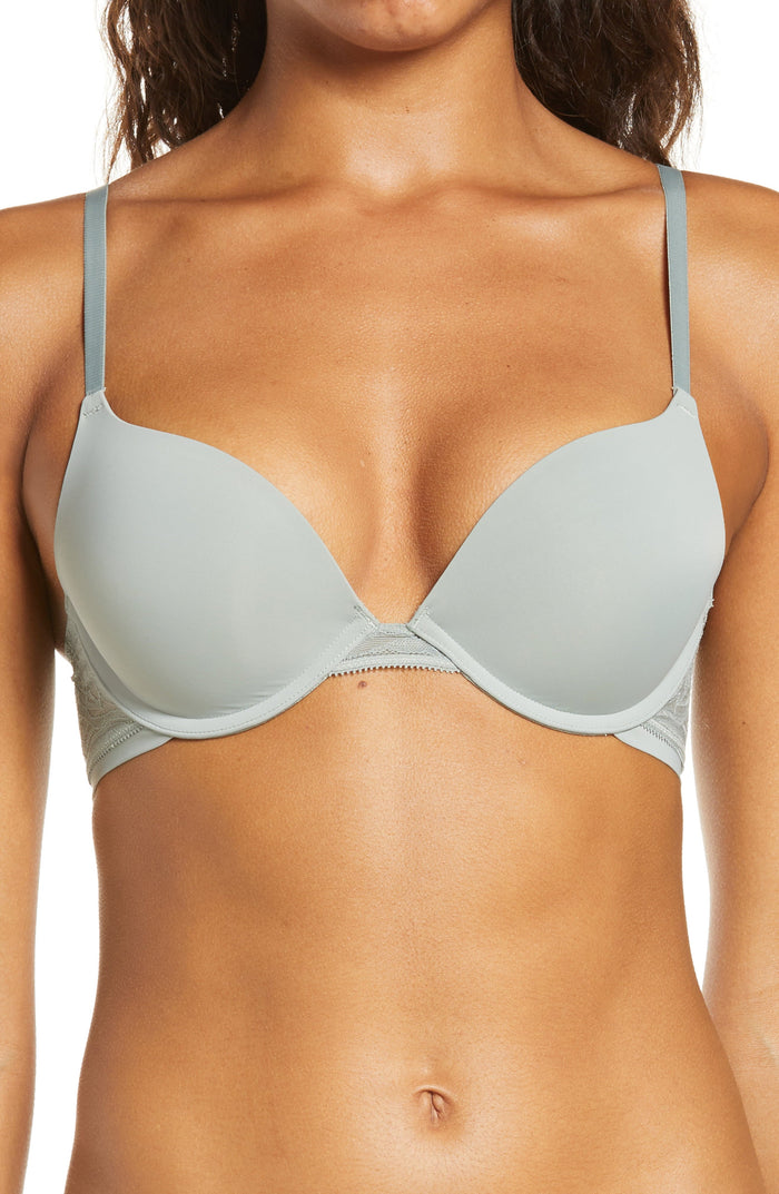 On Gossamer Sleek Micro Push-up Bra, Size 36B by Vanessa Jane