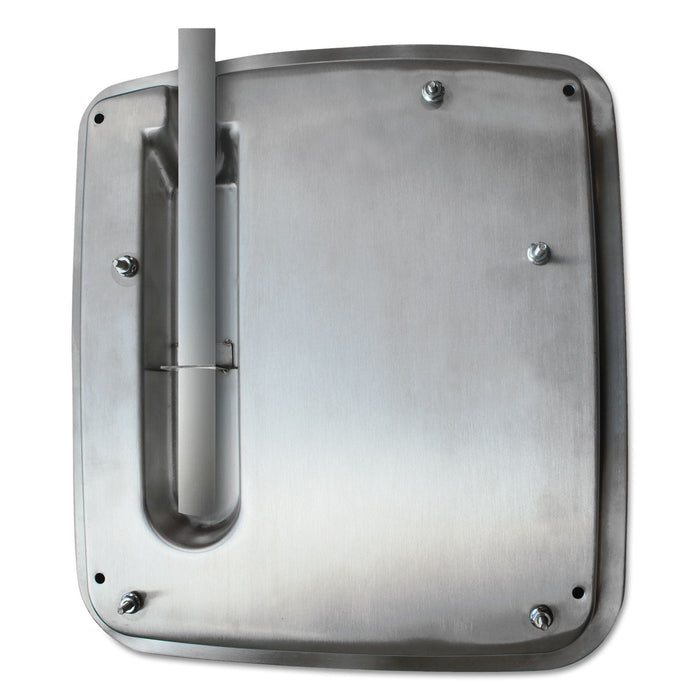 WORLD DRYER VERDEdri Hand Dryer Top Entry Adapter Kit, 1.25 x 14.38 x 13.5, Stainless