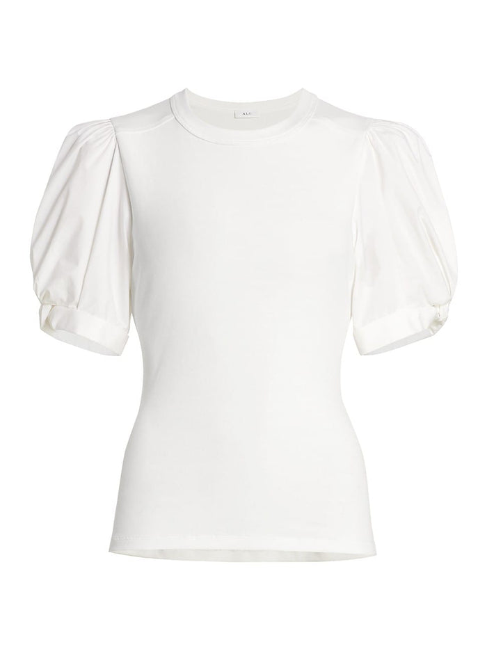 A.l.c. Casey Puff Sleeve Tee, Size Large by Vanessa Jane